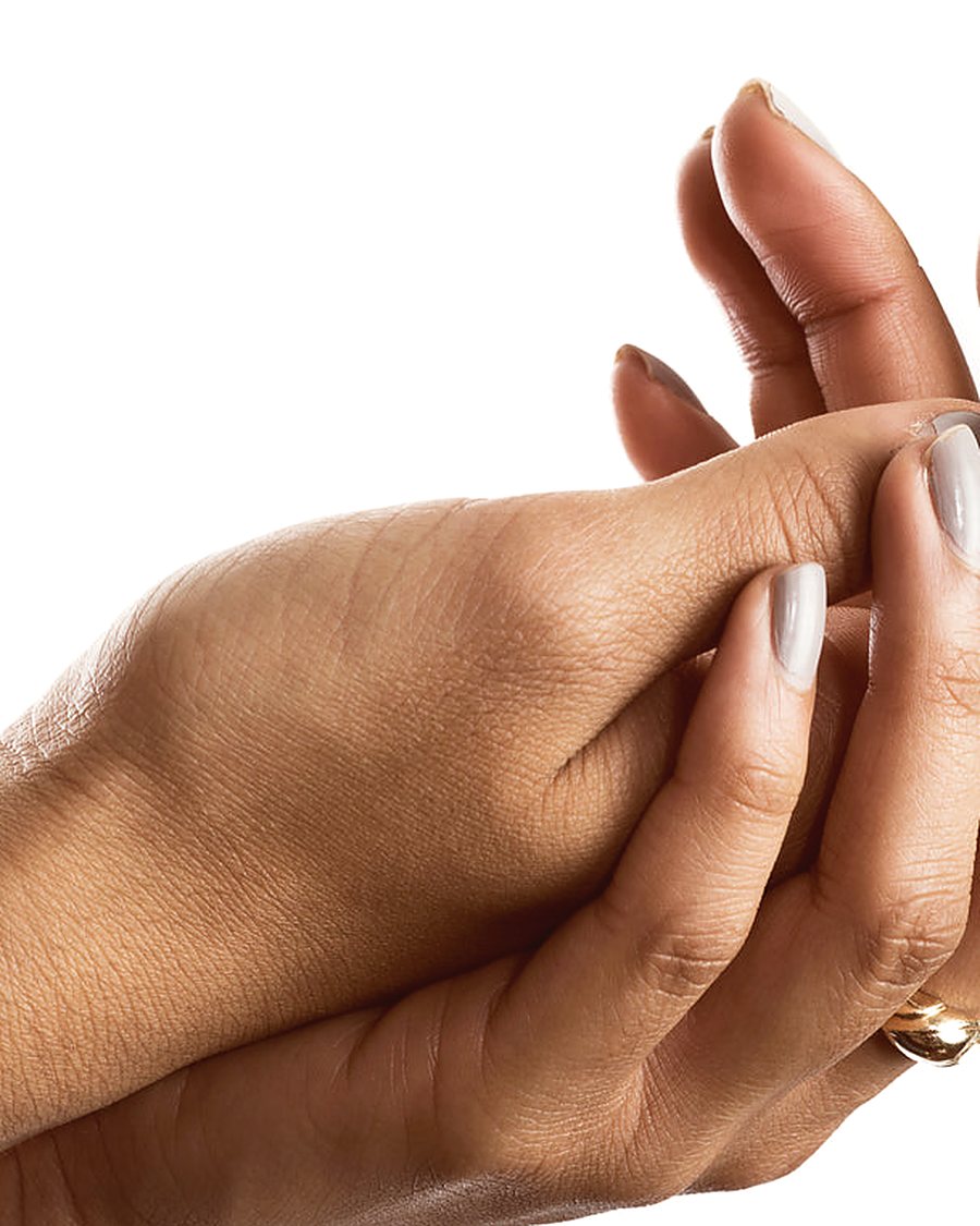Cupped hands, palms together
